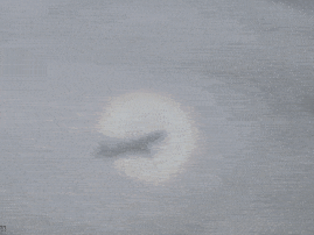 Clip Eva - Clip: Kỳ lạ hào quang cầu vồng bao quanh máy bay và sự thực bất ngờ