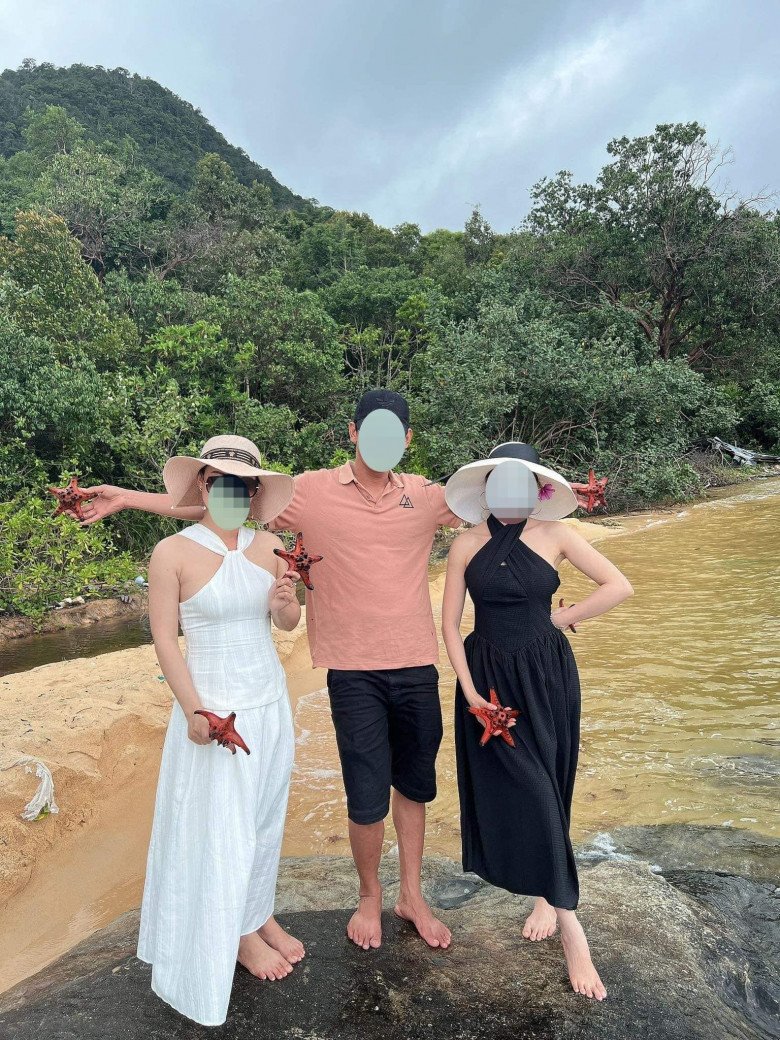 Nhóm 3 thanh niên 1 nam 2 nữ mang hơn 100 con sao biển phơi lên đá chụp ảnh ở Phú Quốc, CĐM bức xúc: amp;#34;Dân trí thấp!amp;#34; - 6