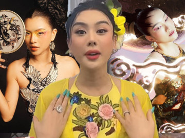 Không nhận ra dàn mỹ nhân Việt hóa trang thành chị Hằng Nga, make-up đậm đà, đeo vuốt nhọn hoắt