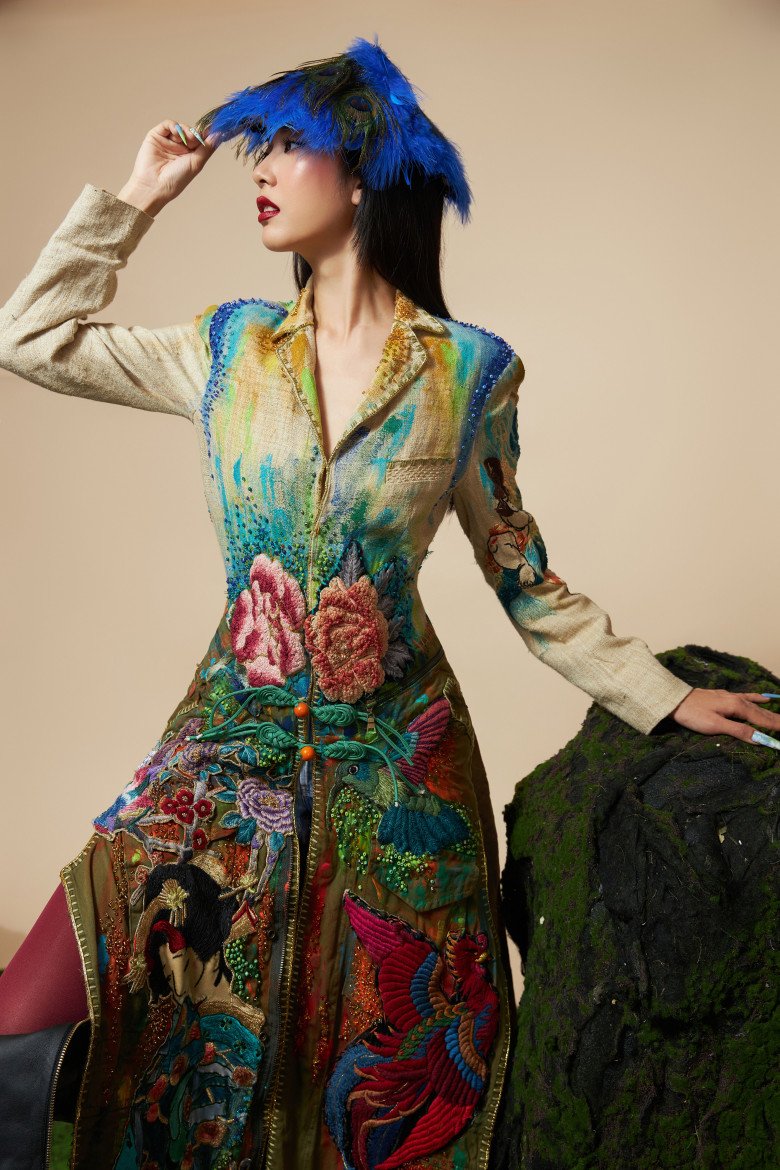 Á hậu Thuý Vân ấn tượng trong trang phục tái chế sẽ trình diễn ở New York Fashion Week - 7