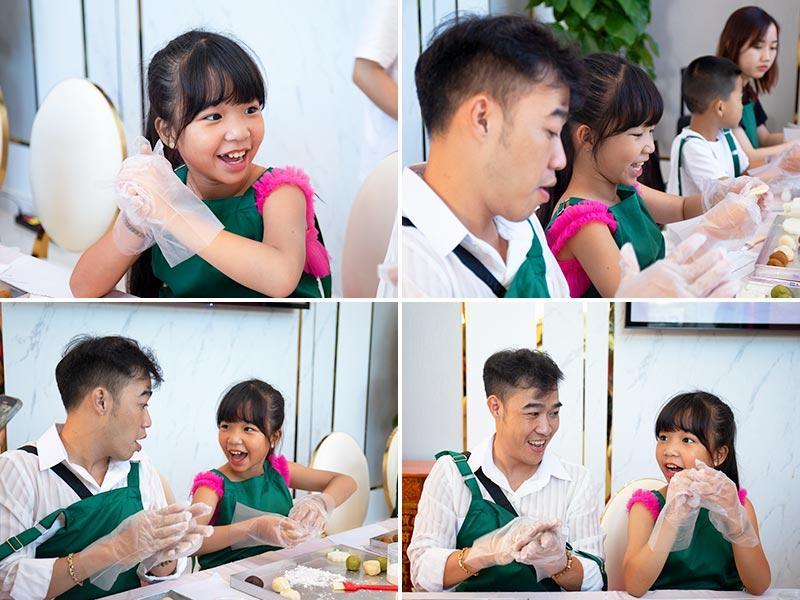 Hoạt động này còn thu hút sự tham gia của gia đình Bối Bối An Nhiên