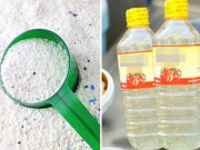 Nhà đẹp - Hòa 1 nắp bột giặt vào giấm trắng, rất nhiều công dụng nhưng không phải nhà nào cũng biết