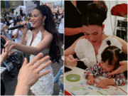 Làm mẹ - Cảnh hậu trường thấy thương của Đông Nhi: Ngồi trang điểm chuẩn bị lên sân khấu vẫn tranh thủ đút cơm cho con