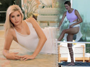 Làm đẹp - Ái nữ 1m80 được ông Trump cưng nhất mặc áo tắm khoe dáng gái 3 con, ảnh chụp lén lộ chân “dài như sếu"