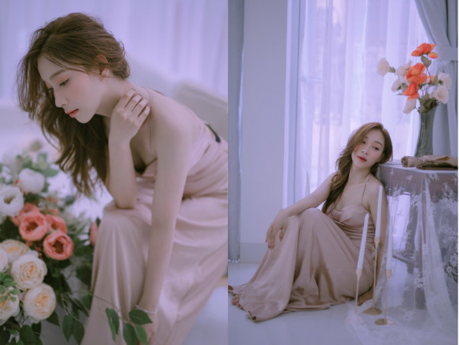 Một khách hàng book dịch vụ tự chụp hình tại Tao-Studio (Nguồn ảnh: Fanpage của Tao-studio)