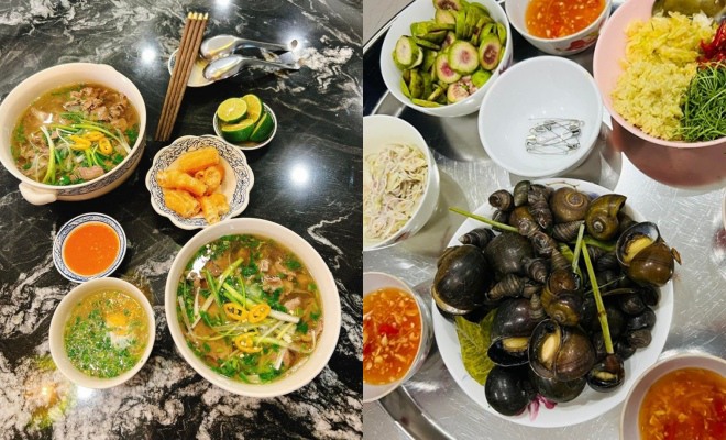 Phương Oanh bình thản khoe mâm cơm tự nấu đủ món giữa amp;#34;bão scandalamp;#34;, người xem bình phẩm ngoại hình của Shark Bình - 7