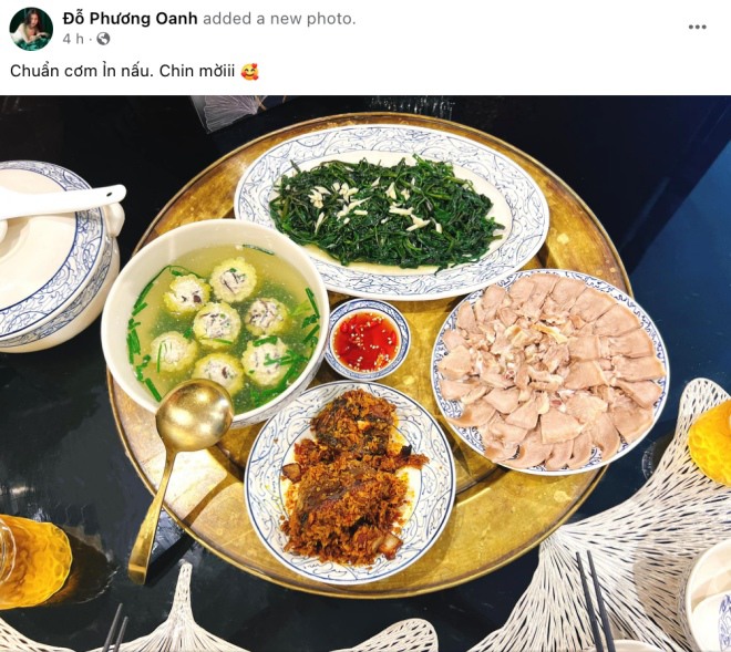 Phương Oanh bình thản khoe mâm cơm tự nấu đủ món giữa amp;#34;bão scandalamp;#34;, người xem bình phẩm ngoại hình của Shark Bình - 3