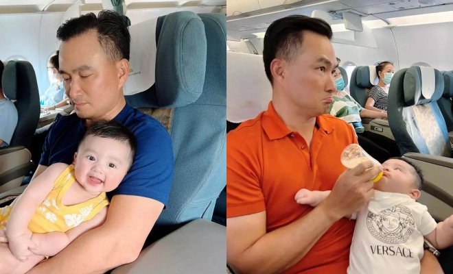 Sau khi tuyên bố giải nghệ, Chi Bảo dành phần lớn thời gian để ở cạnh và chăm sóc quý tử.