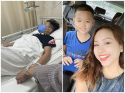 Làm mẹ - Vân Hugo chia sẻ hình ảnh con trai nằm viện cùng dòng chữ khiến tất cả lo lắng