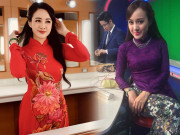 Thời trang - BTV Hoài Anh mặc chiếc áo dài ngắn độc đáo, "vén màn" sự thật về kiểu đồ trên dưới bất nhất khi dẫn sóng VTV