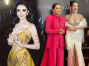 Thời trang - Chuộng diện váy đôn đẩy gò bồng đảo, Lâm Khánh Chi trở thành tâm điểm vì quyến rũ vượt mặt Hương Giang 
