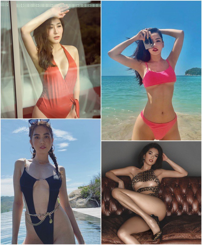 Áp mốt bikini amp;#34;buông thảamp;#34; gò bồng đào hờ hững, Lệ Quyên thoát mác vòng 1 mất hút bấy lâu - 6