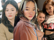Làm đẹp - Bé gái lai có nhan sắc giống Song Hye Kyo và Jennie (BlackPink) nay trổ sắc, trang điểm lông mi cong vút