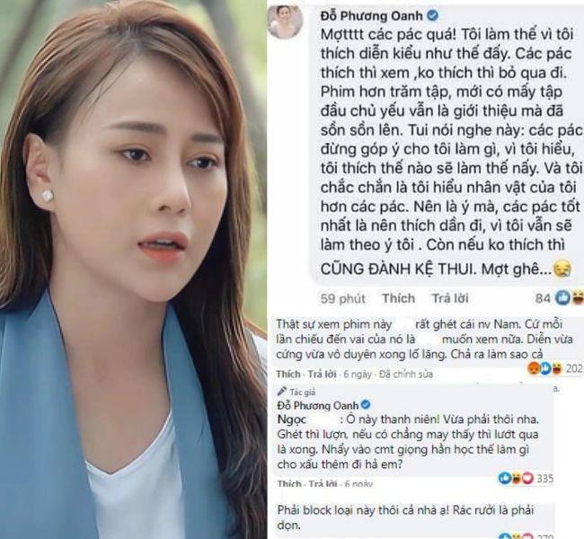 Phương Oanh còn gây tranh cãi khi gọi những cư dân mạng chê mình là rác rưởi.