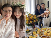 Làm mẹ - Người đẹp VTV sinh con với triệu phú công nghệ, làm mâm đầy tháng quý tử nhìn kỹ thật xa hoa