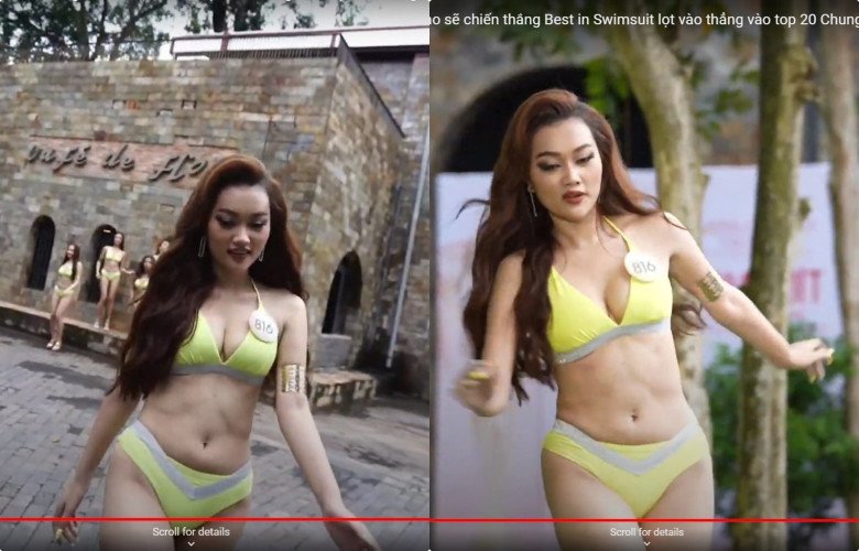 Vỡ mộng phần thi bikini của Miss Grand Vietnam, loạt thí sinh amp;#34;máu mặtamp;#34; lộ bụng phì phèo mỡ - 8