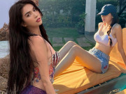 Thời trang - Danh tính "bạn gái" Đan Trường lấn át Ngọc Trinh khi mặc chiếc đầm cúp ngực con sò
