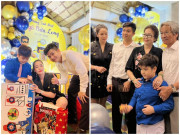 Làm mẹ - Nhật Kim Anh và chồng cũ Bửu Lộc cùng tổ chức sinh nhật cho con trai, gọi nhau 1 tiếng "gia đình" hạnh phúc