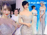 Làm đẹp - Lọt thỏm giữa hai hoa hậu, vợ trẻ của đại gia Minh Nhựa "gỡ gạc" bằng body uốn lượn, vòng eo tí hon