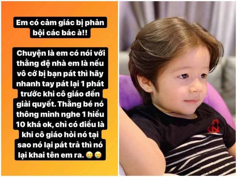 Elly Trần kể lại câu chuyện dở khóc dở cười của con trai.