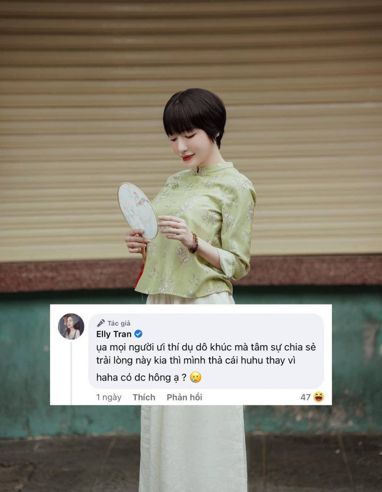 Elly Trần than thở tâm sự chuyện buồn mà lại bị cười vào mặt.