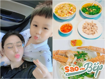 DJ Tiên Moon khoe nhiều bữa cơm ngon mắt