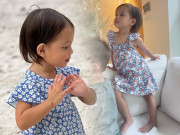 Làm đẹp - Hồ Ngọc Hà là bà hoàng mái chẻ, nay Lisa cũng theo mẹ "bổ luống" ra dáng nàng thơ lắm rồi