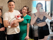 Làm đẹp - Vợ Chi Bảo khoe trình về dáng sau sinh: Giảm 18kg trong 2 tháng, bí kíp là nhờ công nghệ cao