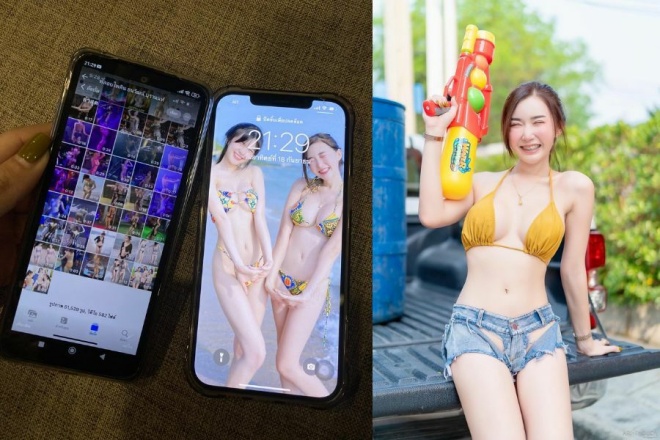 Kanokyada bất ngờ rao bán điện thoại cũ với nhiều ảnh và video nóng bỏng của cô.