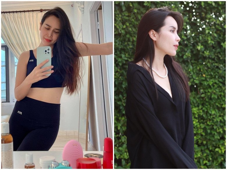 Tuy nhiên, trông cô gầy hơn trước khá nhiều.