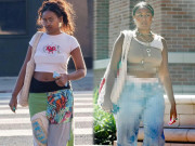 Thời trang - Hết "thả rông", con gái út Obama tuổi 21 diện quần cạp trễ lộ cả mảng nội y trên phố