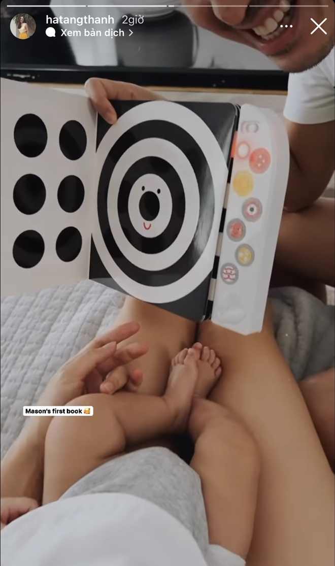 Tăng Thanh Hà hiếm hoi khoe ảnh cháu nội gia tộc 3000 tỷ giờ đã biết ngồi, lớn phổng phao - 3