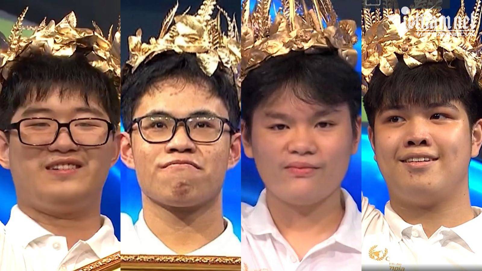 Thành tích khủng của 4 thí sinh vào chung kết Olympia năm 22 - 1