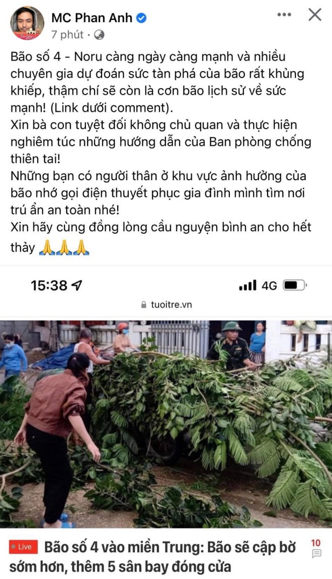 Thủy Tiên bị nhiều người đồng loạt vào amp;#34;cà khịaamp;#34; chuyện mua biệt thự khi amp;#34;siêu bãoamp;#34; Noru đổ bộ - 5