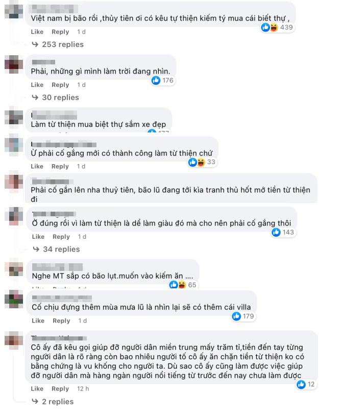 Thủy Tiên bị nhiều người đồng loạt vào amp;#34;cà khịaamp;#34; chuyện mua biệt thự khi amp;#34;siêu bãoamp;#34; Noru đổ bộ - 3