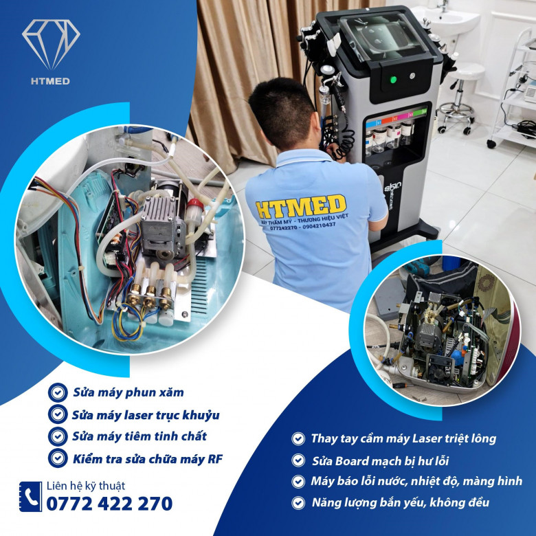 Trung tâm sửa chữa thẩm mỹ thiết bị, máy chủ spa HTMED - 3
