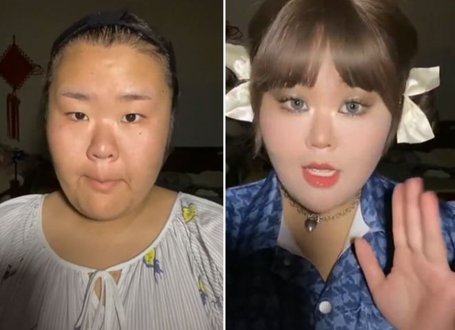 Vị trí thiên nga: Cô gái mắt một mí, mũi tàu hóa búp bê, mạng quên luôn sắc thật - 1