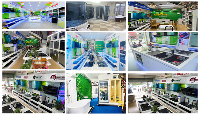 Không gian trưng bày đa dạng sản phẩm tại Nội Thất Phương Đông