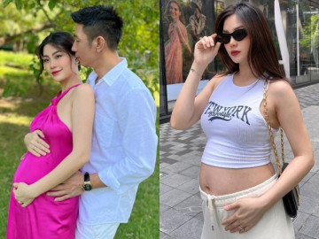 Á hậu Diễm Trang mang thai 6 tháng vẫn đi bộ 5.000 bước mỗi ngày
