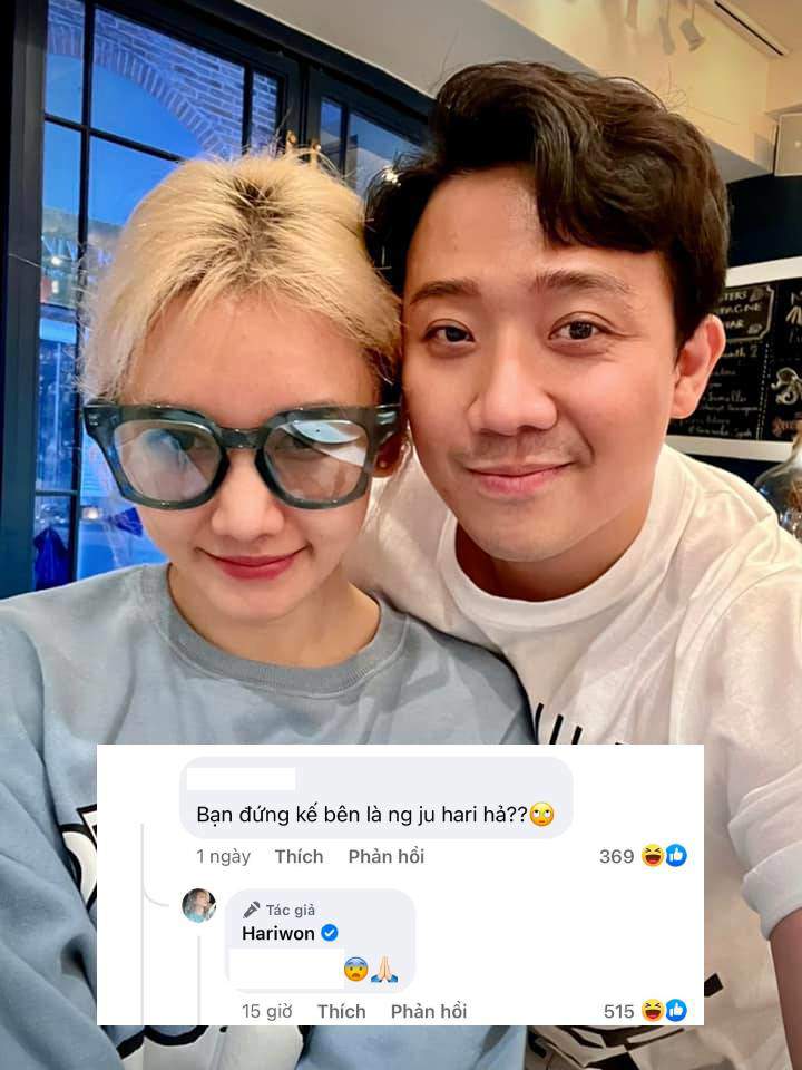 Sao Việt 24h: Hari Won khoe ảnh bên trai lạ bảnh bao, amp; # 34; vái lạy; # 34; khi dân mạng gọi tên Trấn Thành - 4