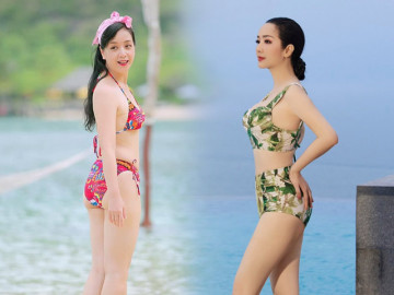 Hội bà ngoại U60 Vbiz vẫn nóng bỏng, thả dáng với bikini hot không kém các em gái đôi mươi