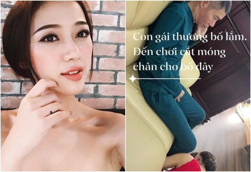 Cô cũng thân thiết với cả gia đình NSND Công Lý như vợ con của anh. Chính vì vậy, khi đến thăm nam nghệ sĩ trong lần anh mới bị bệnh gần đây, Thu Trang không ngại ngần chăm sóc bố bằng những việc làm dù nhỏ nhất như cắt móng chân cho bố Công Lý. 
