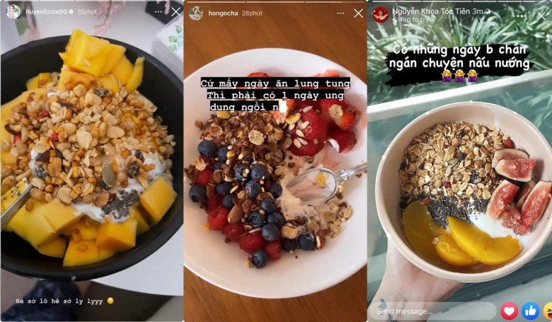 Hồ Ngọc Hà, Huyền Lizzie, Tóc Tiên,... là những cái tên ưa chuộng món ăn này.