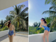 Bà bầu - Vợ Cường Đô La khoe thân hình thon đẹp khó tin sau khi sinh con hơn 1 tháng
