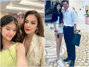 Mỹ nhân Hương Ga U51 làm mẹ đơn thân giàu xinh, con gái càng lớn càng giống bố, hot nhất nhì showbiz Việt