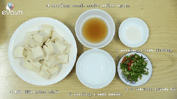 Đậu phụ nhúng mắm hành nhâm nhi ngày mát trời - 1