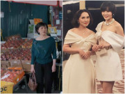 Làm mẹ - Bà chủ tiệm hoa quả chợ Long Biên ngoài đời là nữ diễn viên Anh Thơ trẻ đẹp, các con không theo nghề của mẹ