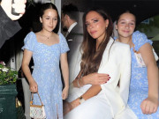 Thời trang - Không còn "mượn" đồ của mẹ, con gái độc nhất nhà David Beckham nay mặc váy xẻ tà