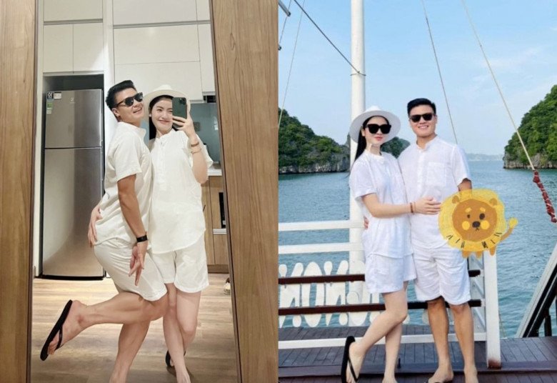 Trên trang cá nhân, Quang Hải - Chu Thanh Huyền khoe nhiều khoảnh khắc ngọt ngào.