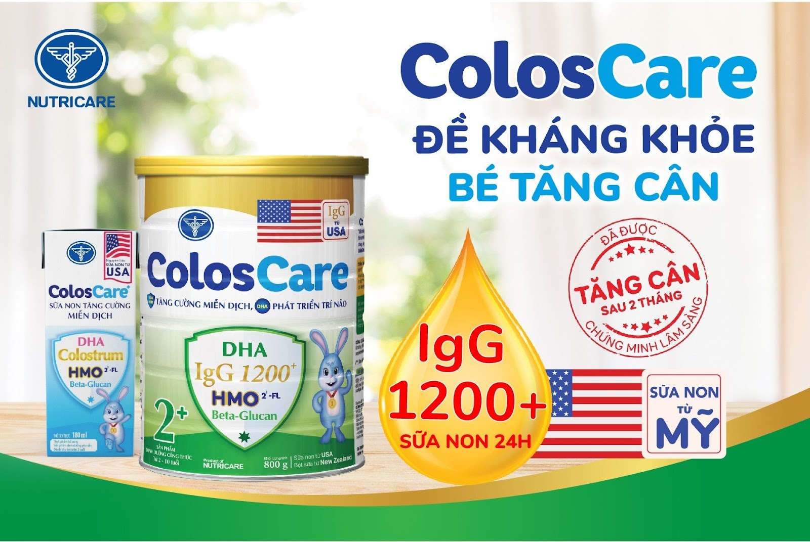 ColosCare 2+ được chứng minh lâm sàng giúp đề kháng khỏe, bé tăng cân - 3